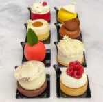 Base acrílica quadrada para doces / finger food